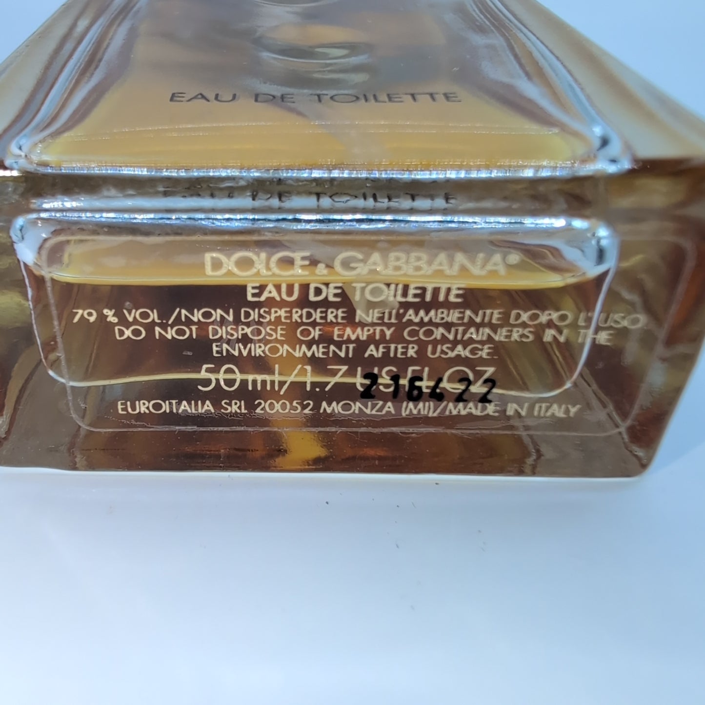 DOLCE & GABBANA Pour Femme EDT, 1992 Batch, Women | Vintage Decant Cologne Perfume Fragrance Samples