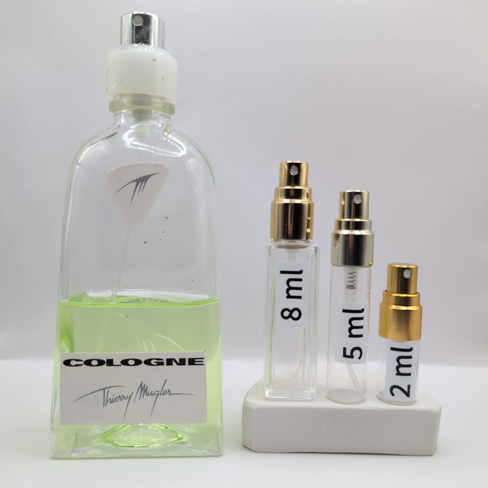THIERRY MUGLER Cologne, 2002 Batch, Unisex | Vintage Decant Cologne Perfume Fragrance Samples