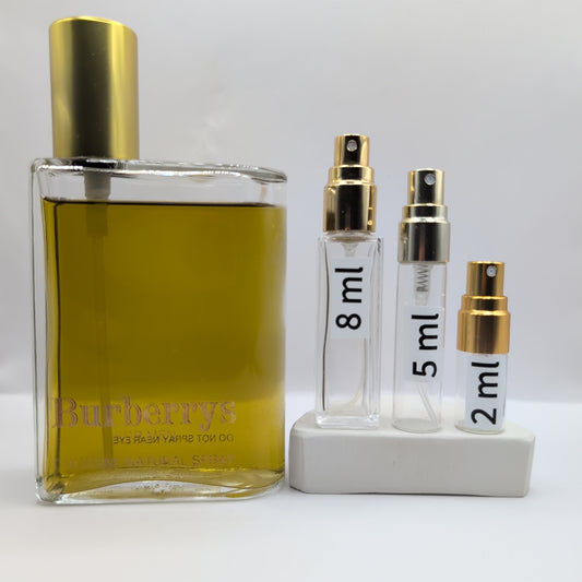 BURBERRY Burberry's for Men EDC, 1980's Bethco Batch, Men | Vintage Decant Cologne Perfume Fragrance Samples