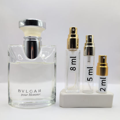 BVLGARI Pour Homme EDT, 1996 Batch, Men | Vintage Decant Cologne Perfume Fragrance Samples