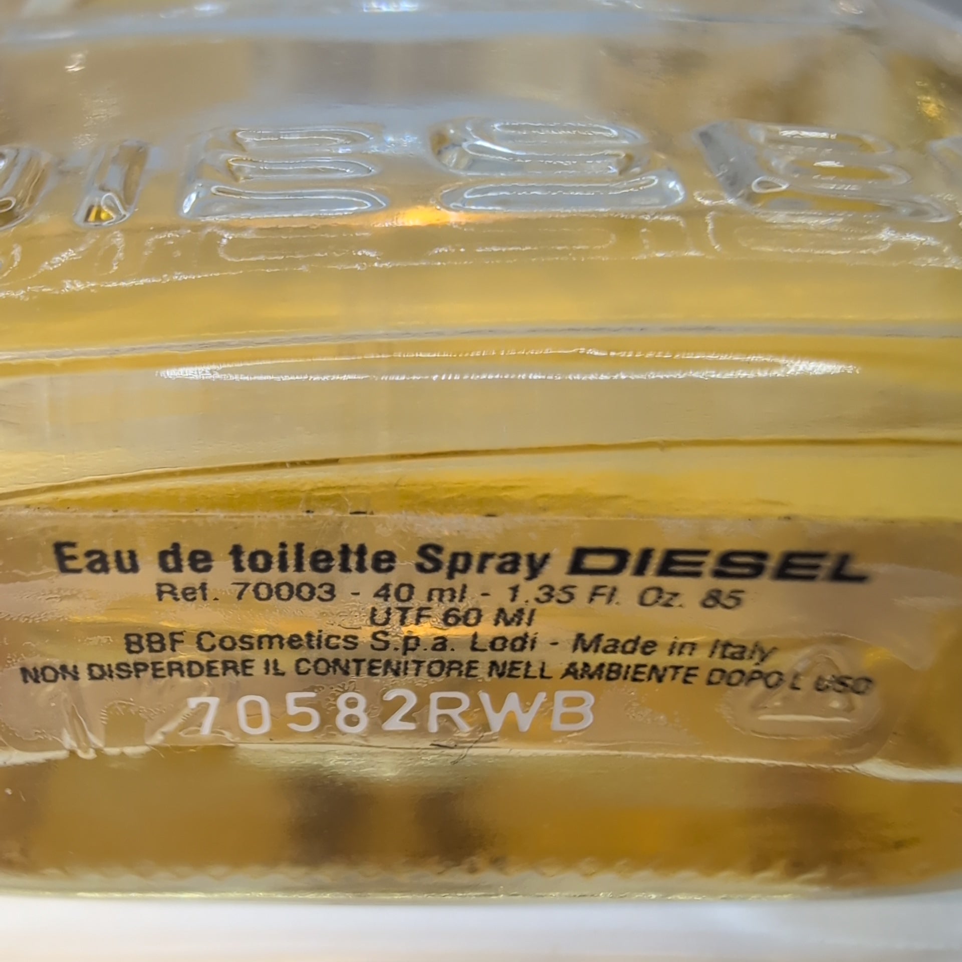 DIESEL D EDT, 1997 Batch, Men | Vintage Decant Cologne Perfume Fragrance Samples