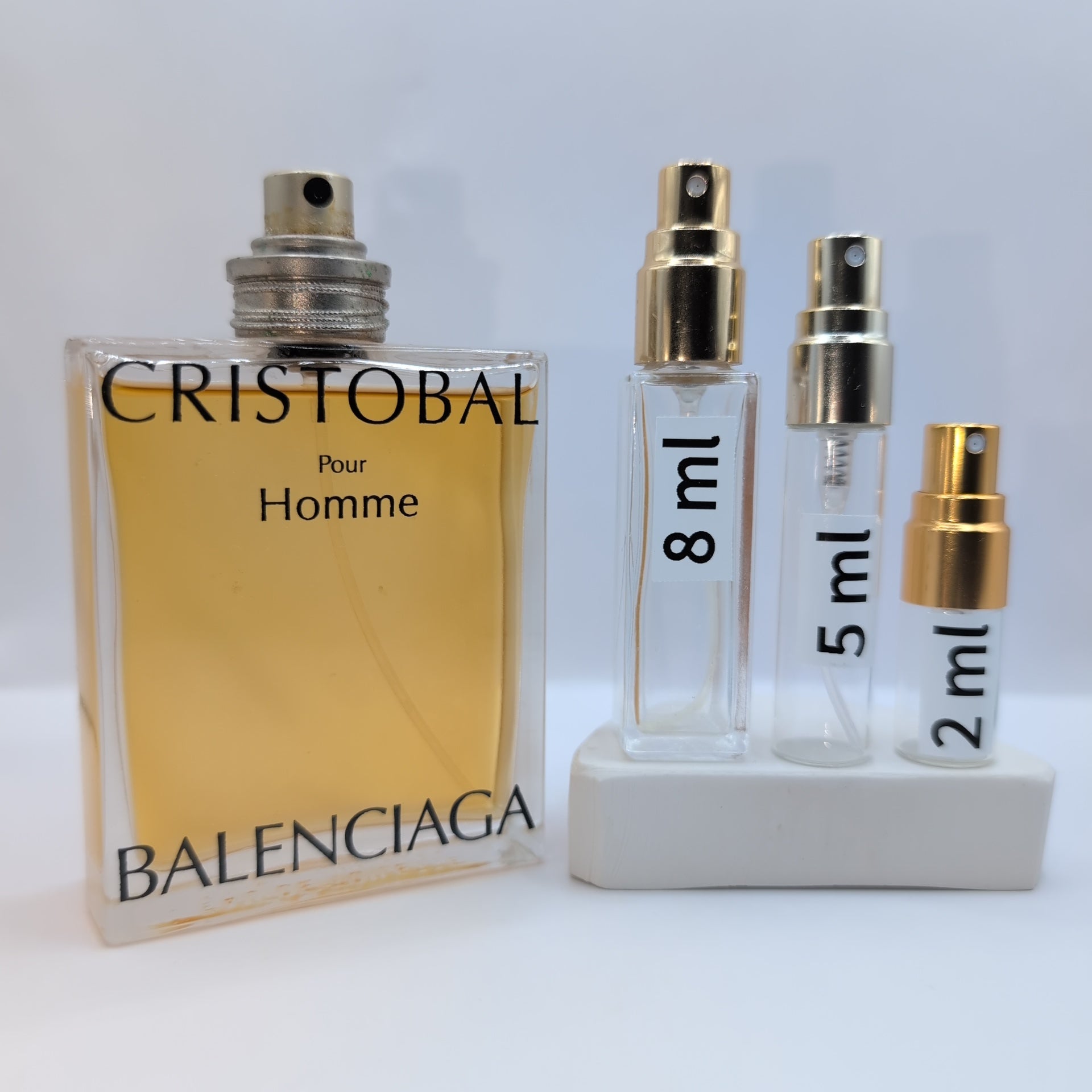 BALENCIAGA Cristobal Pour Homme EDT, 2001 Batch, Men | Vintage Decant Cologne Perfume Fragrance Samples