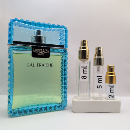 VERSACE Man Eau Fraiche EDT, 2000's Batch, Men, Unisex | Vintage Decant Cologne Perfume Fragrance Samples