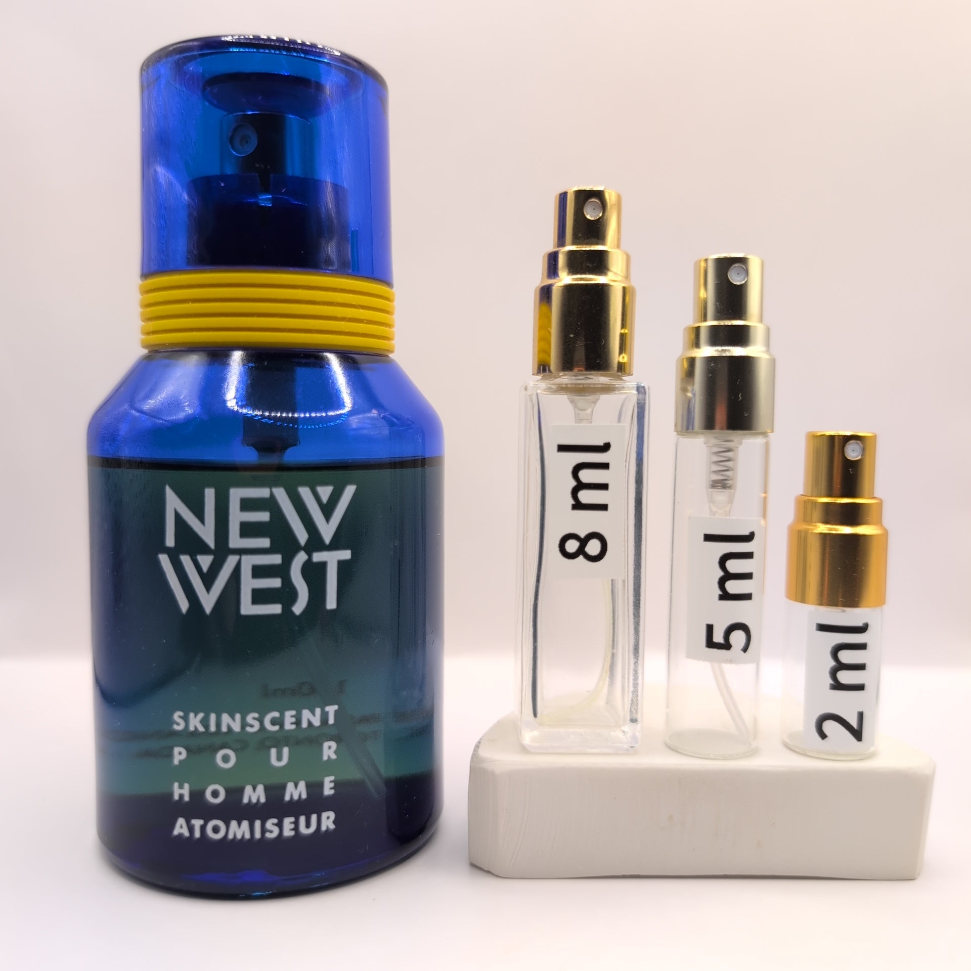 New West Skinscent Pour Homme 1980's Batch, Men Perfume Sample