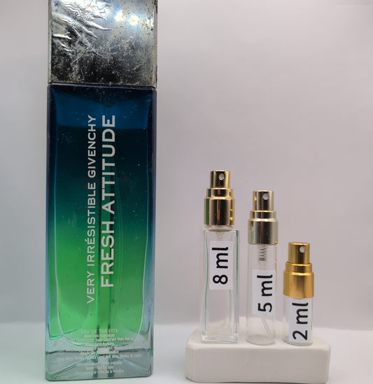 GIVENCHY Very Irresistible Fresh Attitude EDT, 2007 Batch, Men, Unisex | Vintage Decant Cologne Perfume Fragrance Samples