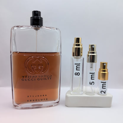 GUCCI Guilty Absolute EDP, 2017 Batch, Men | Vintage Decant Cologne Perfume Fragrance Samples