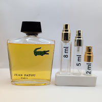 JEAN PATOU Lacoste EDT, 1970's Batch, Men | Vintage Decant Cologne Perfume Fragrance Samples
