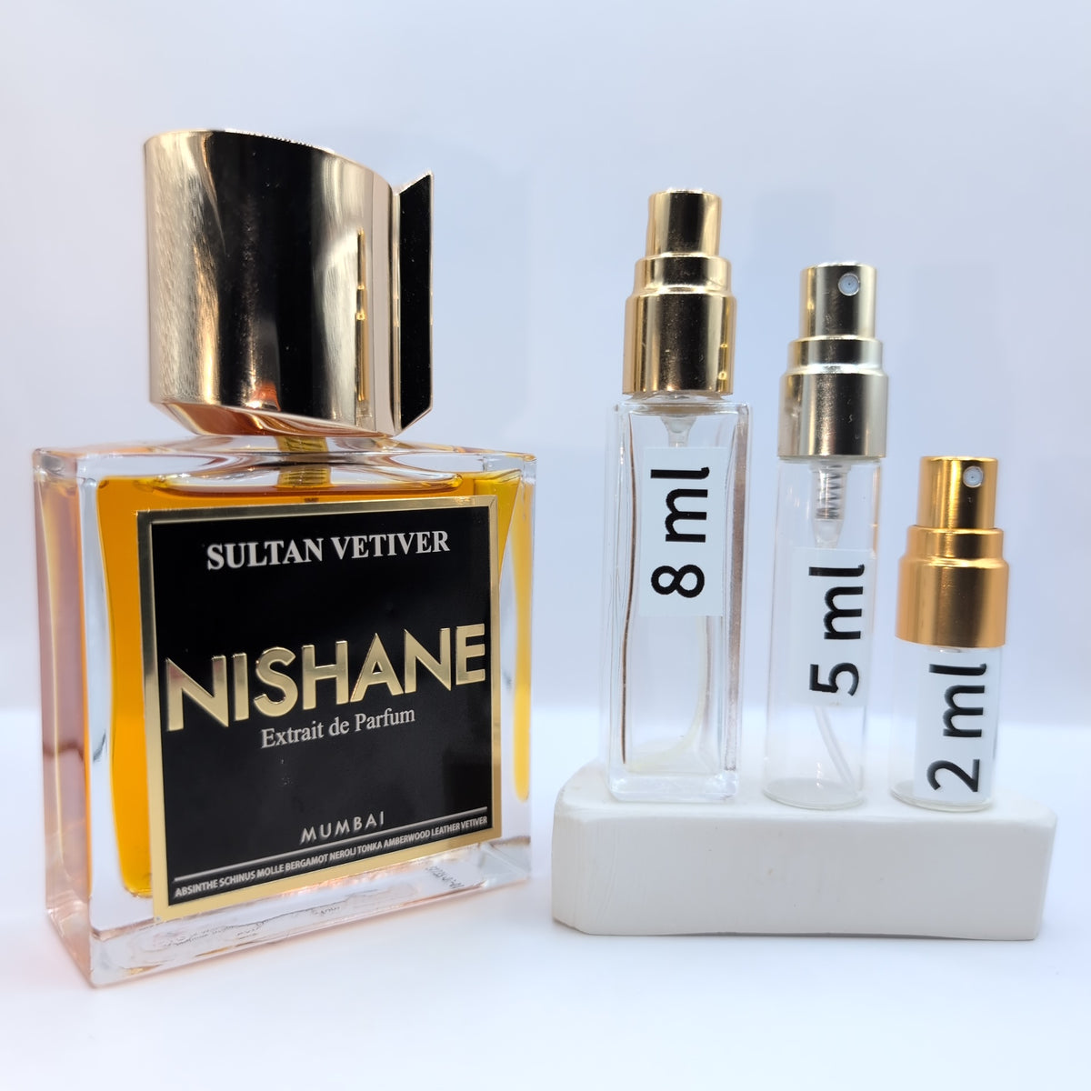 NISHANE Sultan Vetiver Extrait De Parfum, 2021 Batch, Unisex, Men | Vintage Decant Cologne Perfume Fragrance Samples