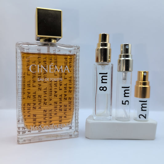 YVES SAINT LAURENT Cinema EDT, 2005 Batch, Women, Unisex | Vintage Decants Cologne Perfume Fragrance Samples
