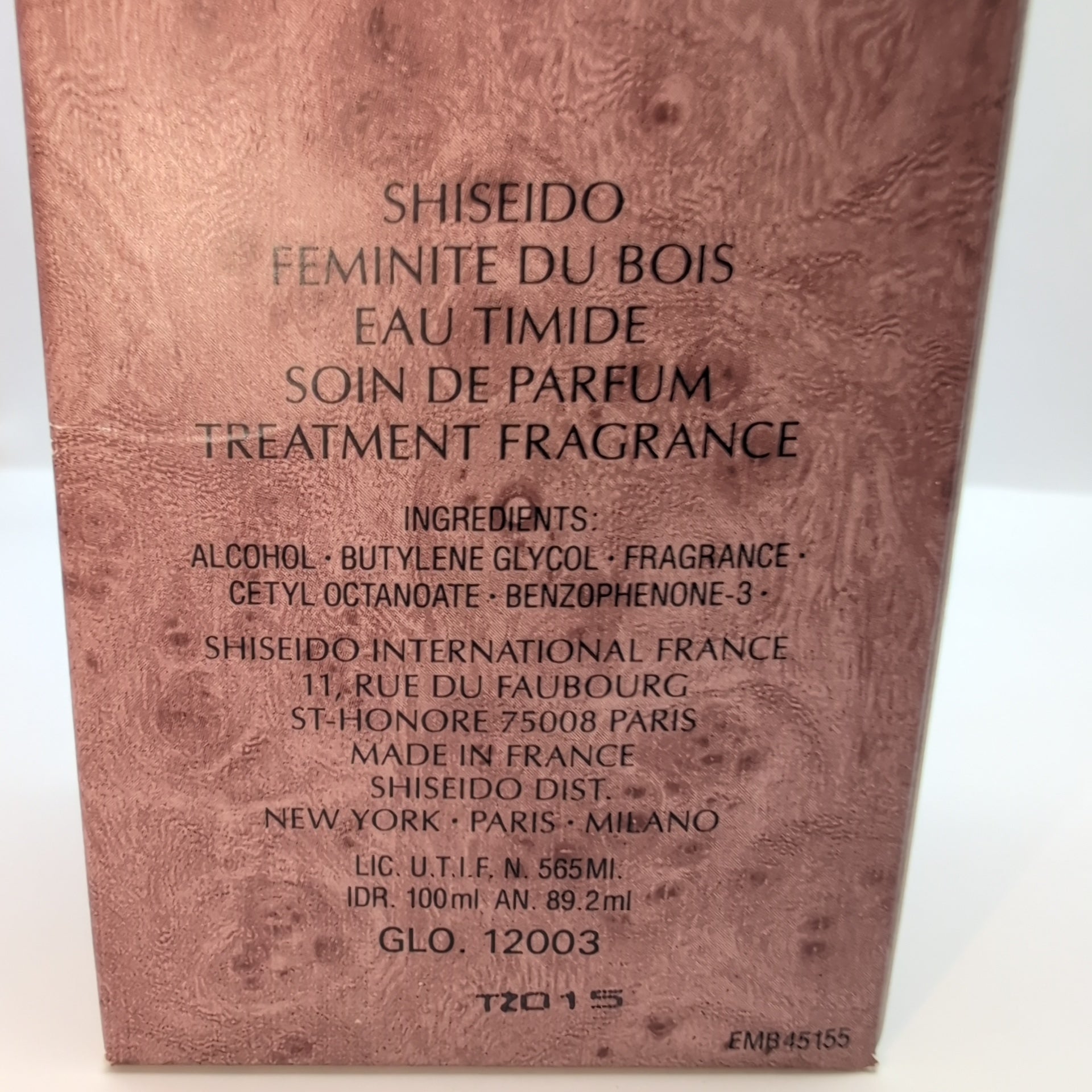 SHISEIDO Feminite du Bois EAU Timide, 1999 Batch, Women, Unisex | Vintage Decant Cologne Perfume Fragrance Samples