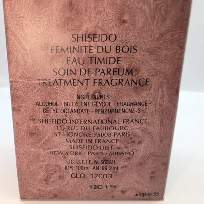 SHISEIDO Feminite du Bois EAU Timide, 1999 Batch, Women, Unisex | Vintage Decant Cologne Perfume Fragrance Samples