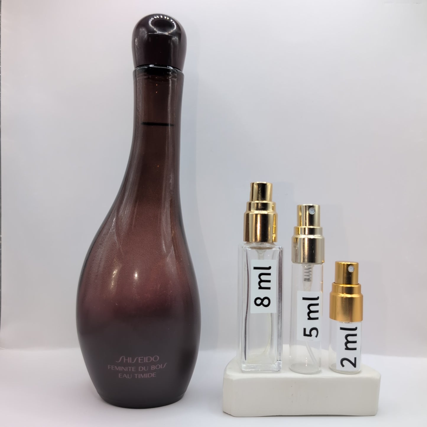 SHISEIDO Feminite du Bois EAU Timide, 1999 Batch, Women, Unisex | Vintage Decant Cologne Perfume Fragrance Samples