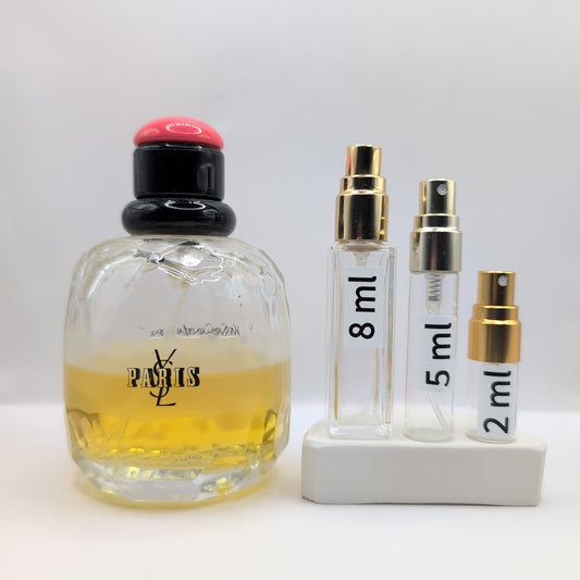 YVES SAINT LAURENT Paris EDT, 1994 Batch, Women | Vintage Decant Cologne Perfume Fragrance Samples