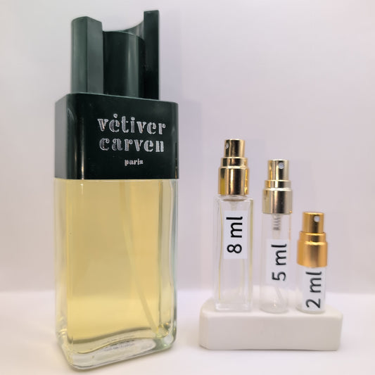 CARVEN Vetiver EDT, 2002 Batch, Men | Vintage Decant Cologne Perfume Fragrance Samples