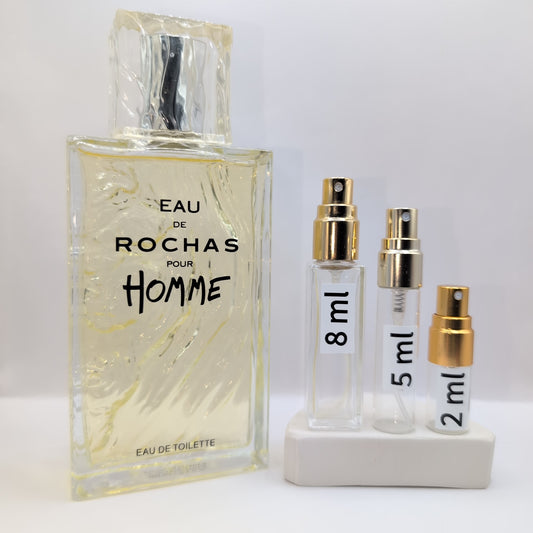 ROCHAS Eau De Rochas Pour Homme EDT Cologne Perfume Fragrance Samples