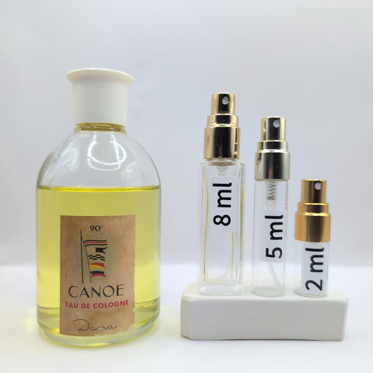 DANA Canoe Cologne, 1980's Batch, Men, Unisex | Vintage Decant Cologne Perfume Fragrance Samples
