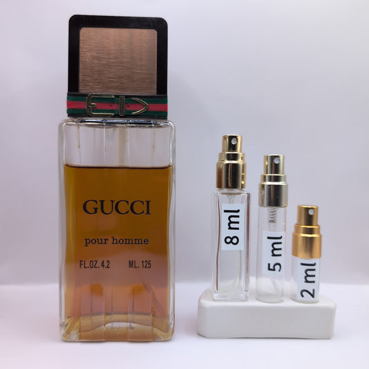 GUCCI Pour Homme EDT, 1979 Batch, Men | Vintage Decant Cologne Perfume Fragrance Samples