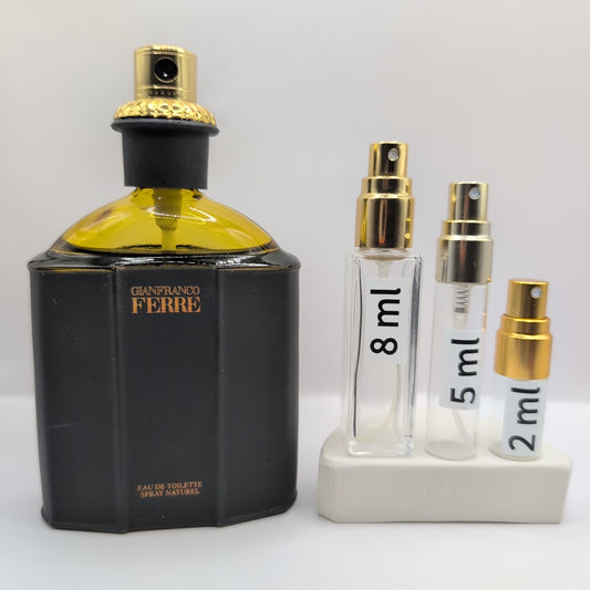 GIANFRANCO FERRE for Man Homme EDT, 1992 Batch, Men | Vintage Decant Cologne Perfume Fragrance Samples
