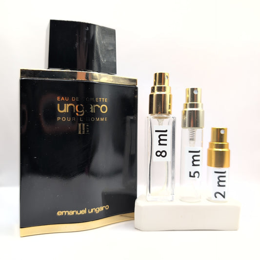 EMANUEL UNGARO Ungaro Pour L'homme iii 3 EDT, 2002 Batch, Men, Unisex | Vintage Decant Cologne Perfume Fragrance Samples