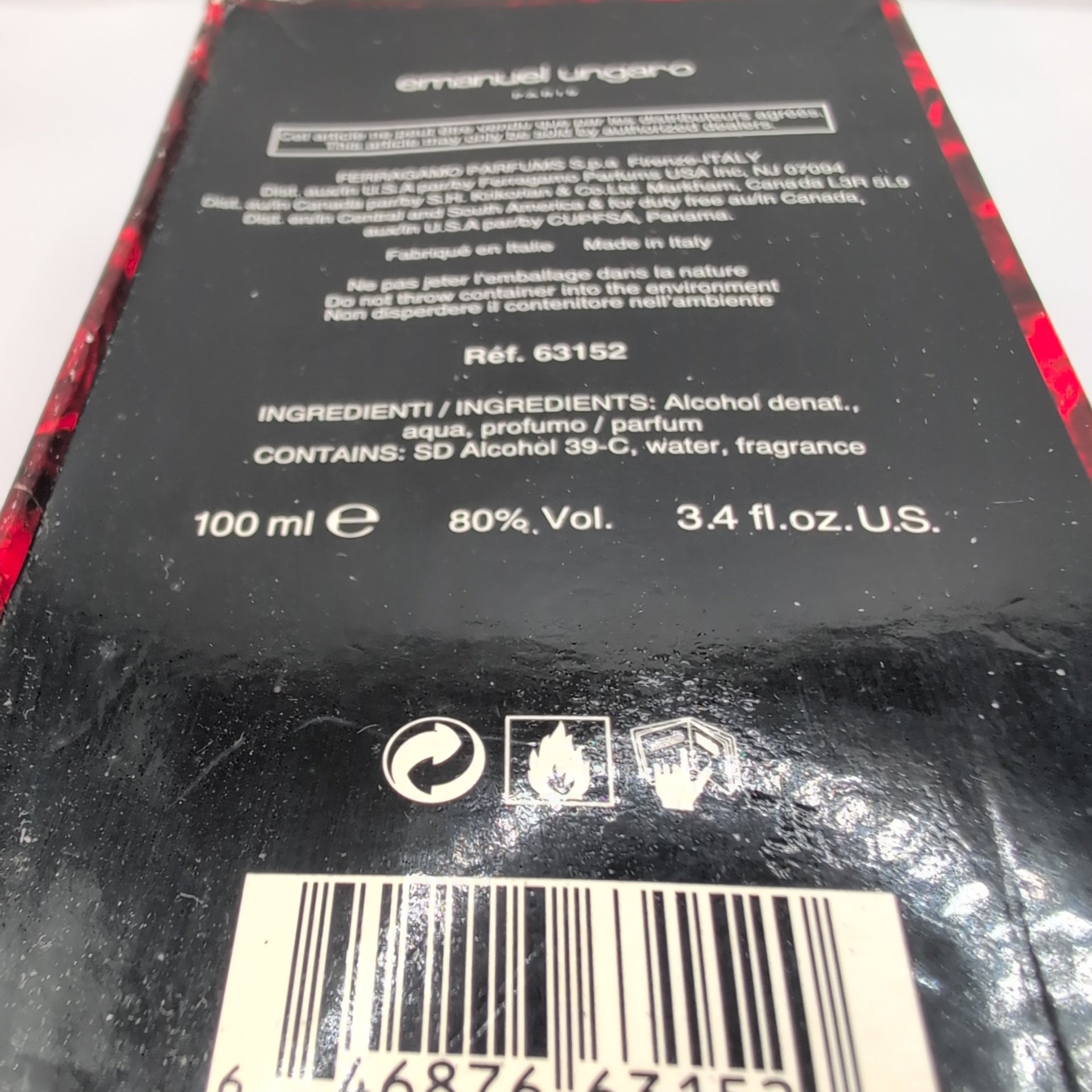 EMANUEL UNGARO Ungaro Pour L'homme iii 3 EDT, 2002 Batch, Men, Unisex | Vintage Decant Cologne Perfume Fragrance Samples