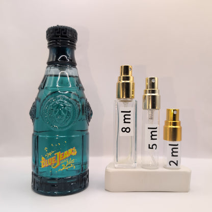 VERSACE Blue Jeans EDT, 1998 Batch, Men, Unisex | Vintage Decant Cologne Perfume Fragrance Samples