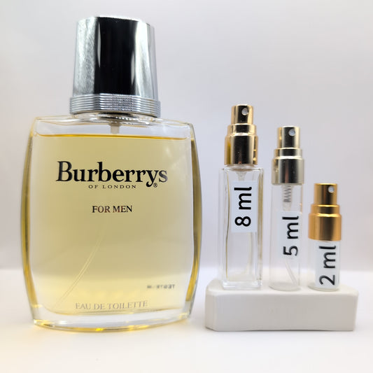 BURBERRY Burberry's of London for Men EDT, 1997 Batch, Men | Vintage Decant Cologne Perfume Fragrance Samples