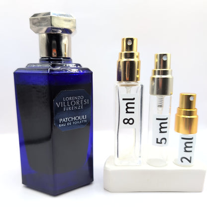 LORENZO VILLORESI Patchouli EDT, 2000's Batch, Unisex | Vintage Decant Cologne Perfume Fragrance Samples