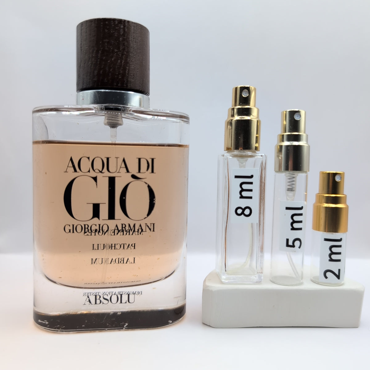 ARMANI Acqua Di Gio Absolu EDP, 2019 Batch, Men, Unisex | Vintage Decant Cologne Perfume Fragrance Samples