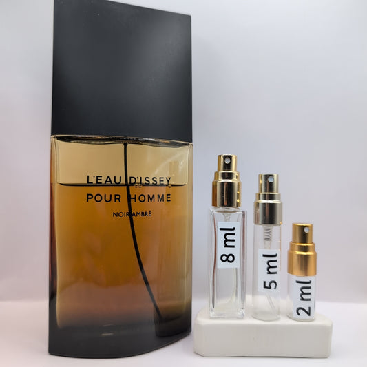 ISSEY MIYAKE L'Eau d'Issey Pour Homme Noir Ambre EDP, 2020 Batch, Men | Vintage Decant Cologne Perfume Fragrance Samples