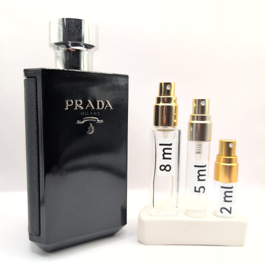 PRADA L'Homme Intense EDP Cologne Perfume Fragrance Samples