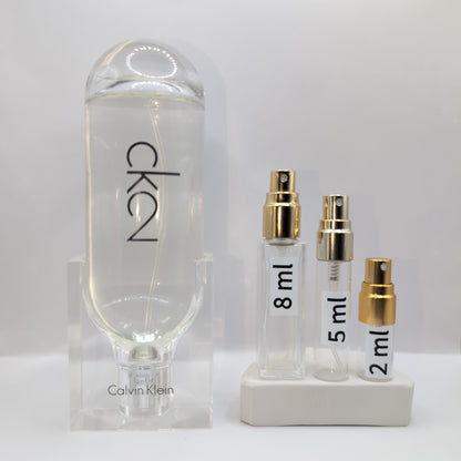 CALVIN KLEIN CK2 EDT Cologne Perfume Fragrance Samples