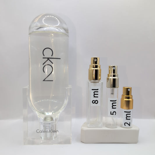 CALVIN KLEIN CK2 EDT Cologne Perfume Fragrance Samples