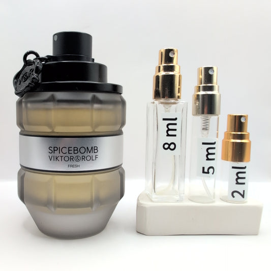 VIKTOR & ROLF Spicebomb Fresh Eau Fraiche EDT, 2018 Batch, Men | Vintage Decant Cologne Perfume Fragrance Samples