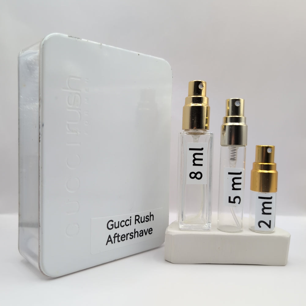 GUCCI Rush for Men Aftershave, 2000 Batch, Men | Vintage Decant Cologne Perfume Fragrance Samples