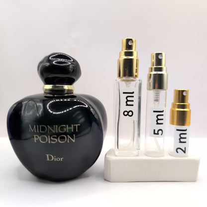 DIOR Midnight Poison EDP, 2010 Batch, Women, Unisex | Vintage Decant Cologne Perfume Fragrance Samples