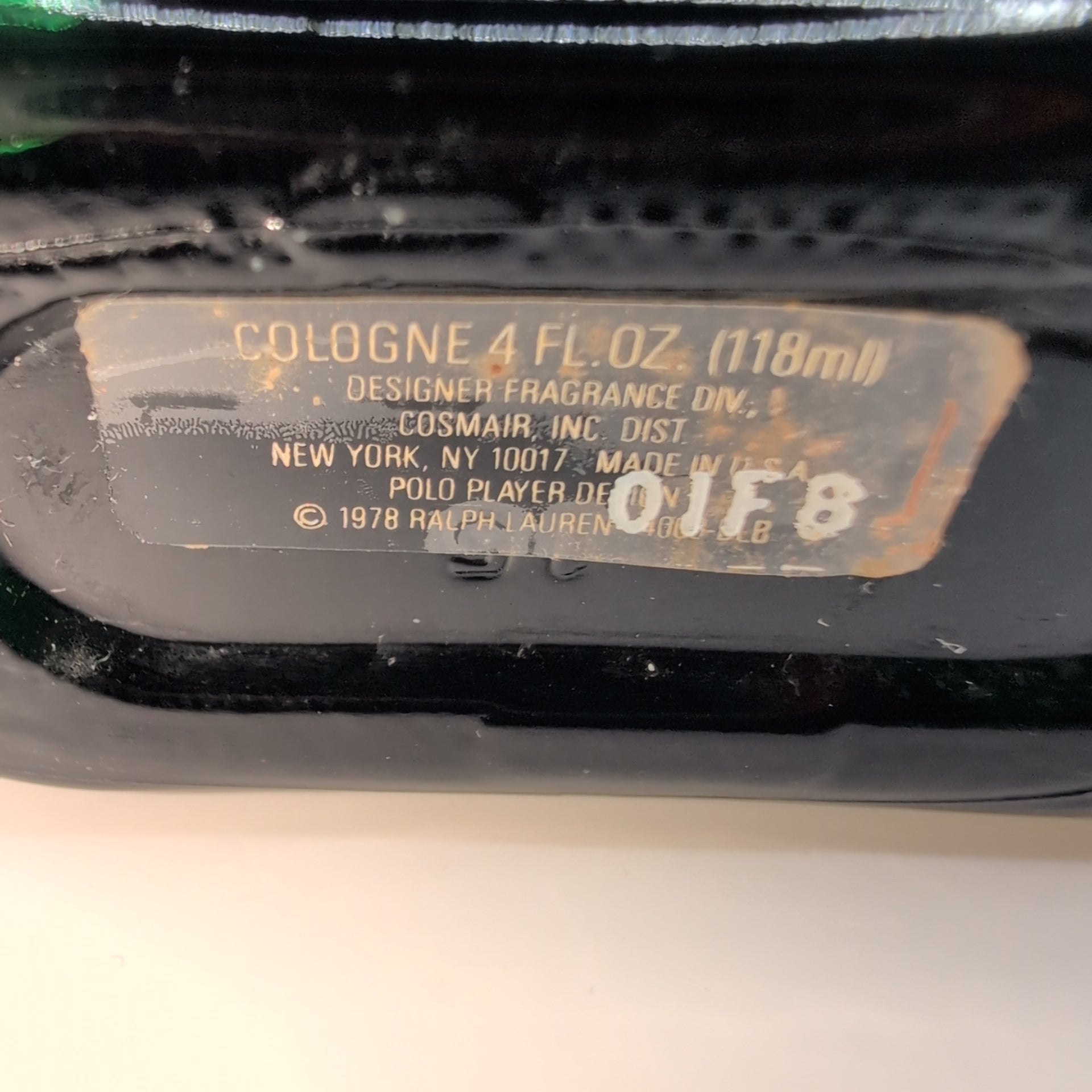 RALPH LAUREN Polo EDC, 1986 Cosmair Designer Fragrance Batch, Men | Vintage Decant Cologne Perfume Fragrance Samples