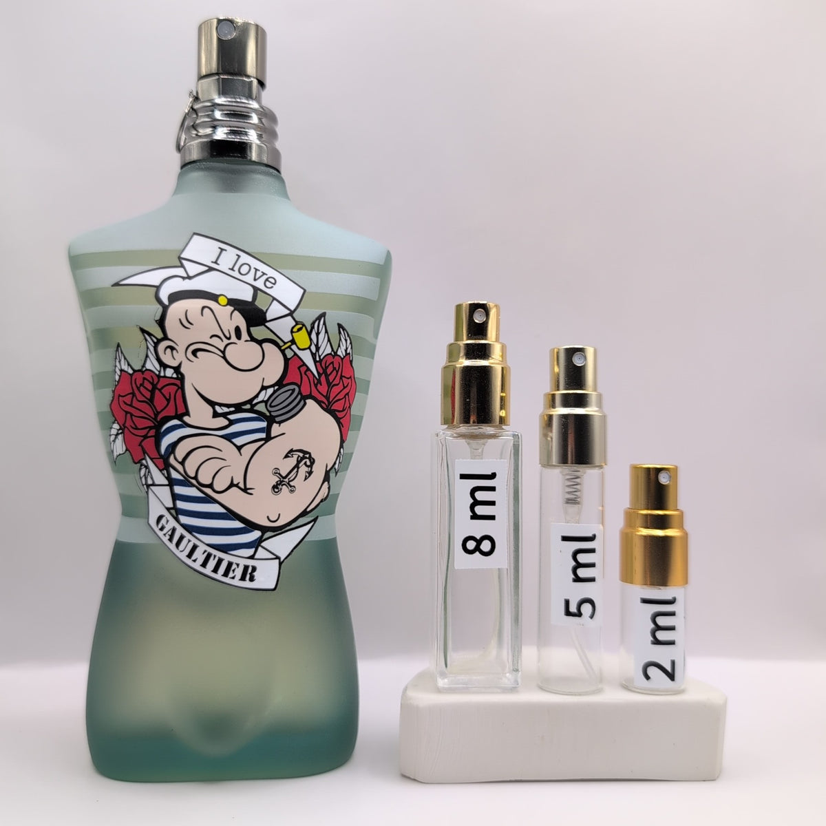JEAN PAUL GAULTIER Le Male Popeye Eau Fraiche EDT, 2016 Batch, Men | Vintage Decant Cologne Perfume Fragrance Samples
