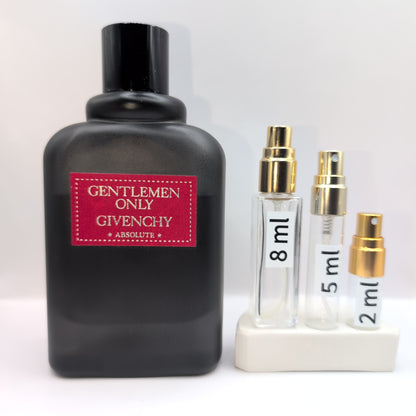 Gentleman Only Absolute EDP 2016 Batch, Men Perfume Sample