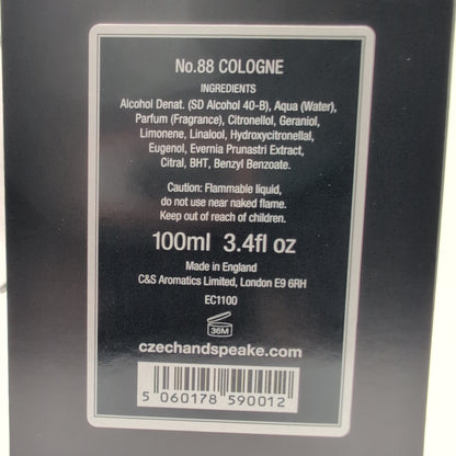 No 88 Cologne 2023 Batch, Men Perfume Sample