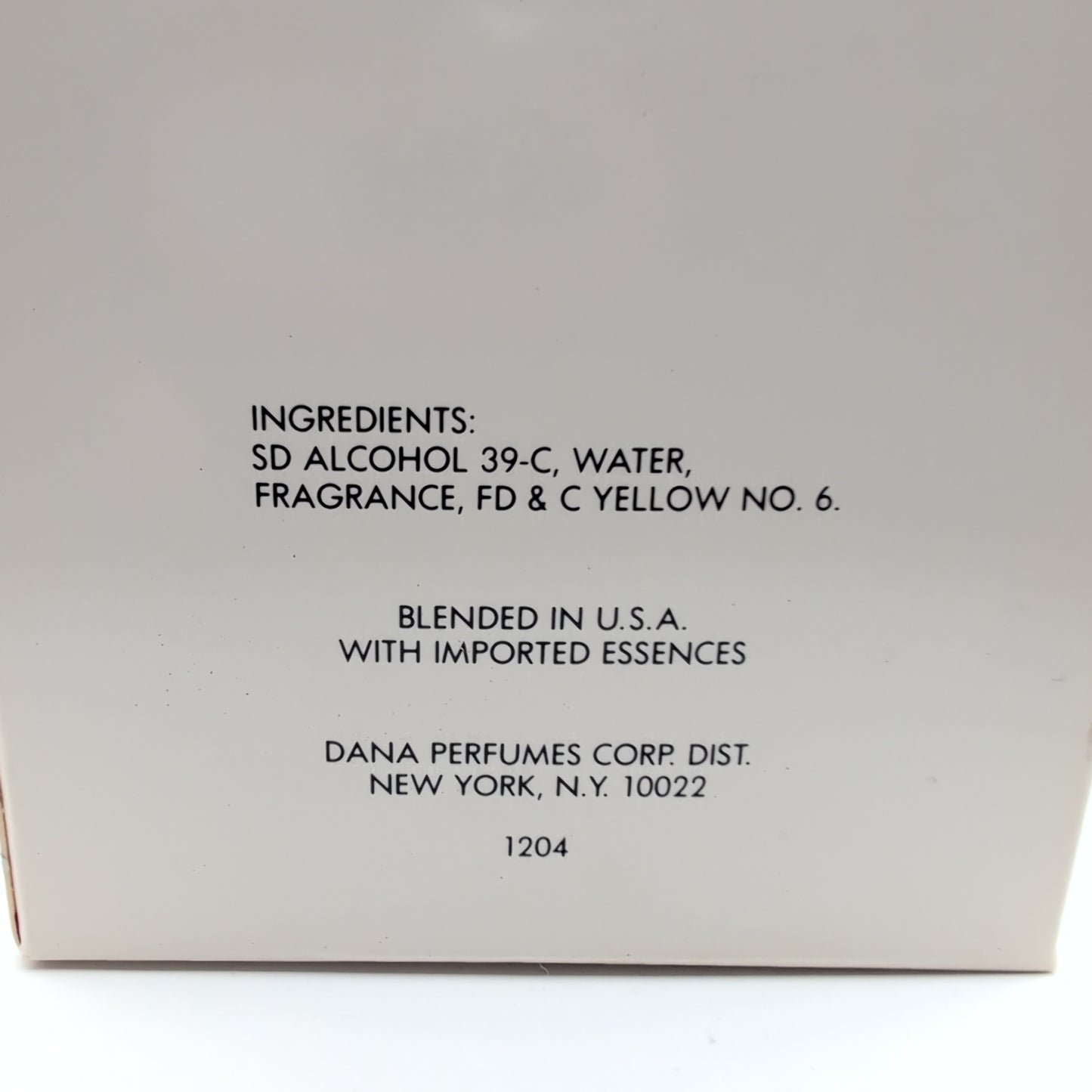 Tabu EDC 1991 Batch, Women Perfume Sample