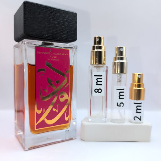Perfume Calligraphy Rose EDP 2012 Batch, Unisex Perfume Sample