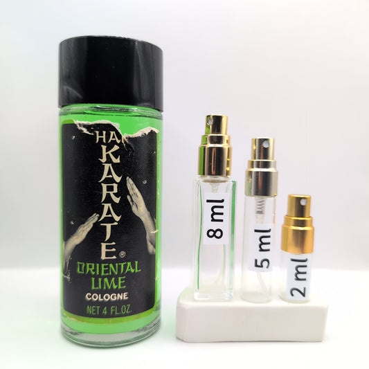 Oriental Lime Cologne 1974 Batch, Men Perfume Sample