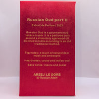 Russian Oud Part ii 2 Extrait de Parfum 2023 Batch, Unisex Perfume Sample