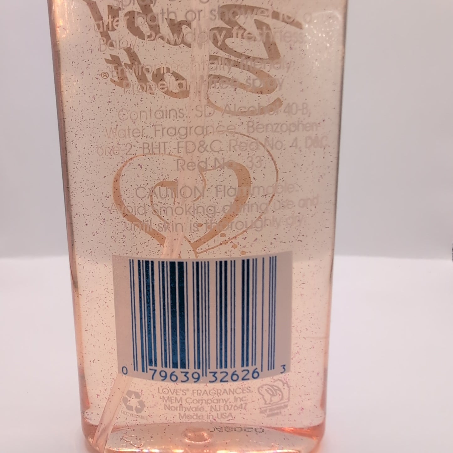 Loves Baby Soft Light Cologne 1996 Mem Batch, Women Perfume Sample