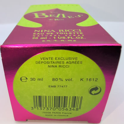 Les Belles de Ricci EDT 1999 Batch, Women Perfume Sample