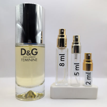 D&G Feminine EDT 2000 Batch, Women Perfume Sample