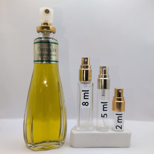 Emeraude Cologne 1974 Pfizer Batch, Women Perfume Sample