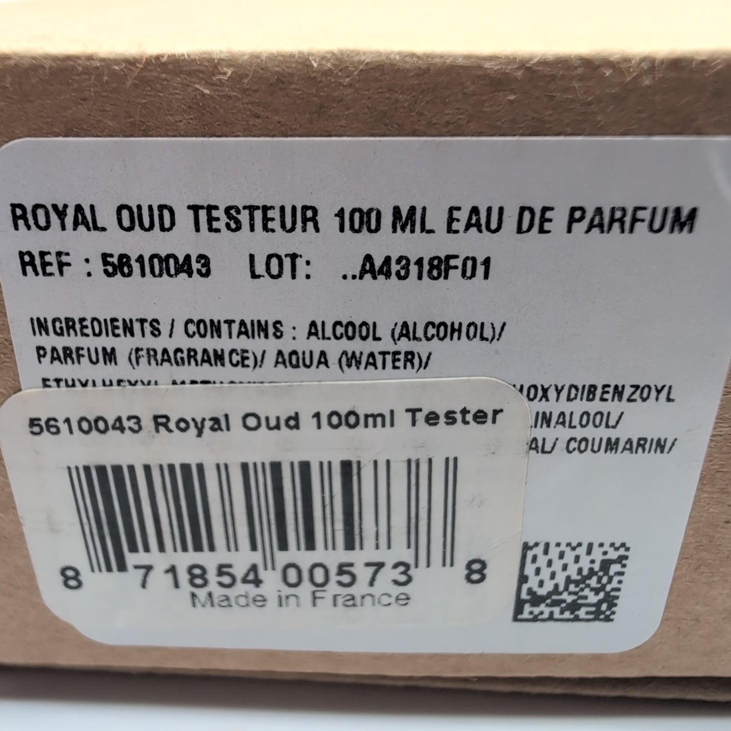 Royal Oud EDP 2018 Batch, Men Perfume Sample