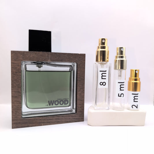 He Wood Rocky Mountain Wood EDT 2010 Batch, Men Perfume Sample