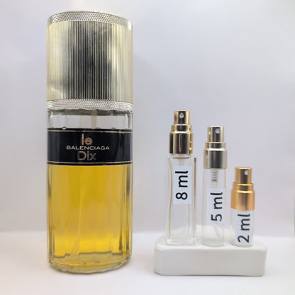 Le Dix EDT 1982 Batch, Women Perfume Sample